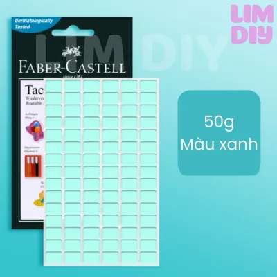 Keo Dán Dẻo Faber-Castell Tack-It – Dán Poster Ảnh Đồ Trang Trí – Có Thể Tháo Gỡ & Tái Sử Dụng LIM DIY