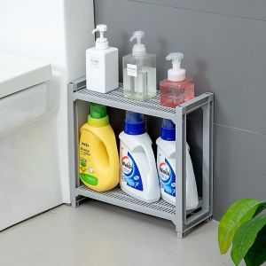 [FVFR]Layers Multi-Purpose Slim Kitchen/Bath Trolley Shelf // Toilet Rack Floor Plastic Toilet Shower Room Shampoo Shower Gel Rack Laundry Detergent Storage Rack