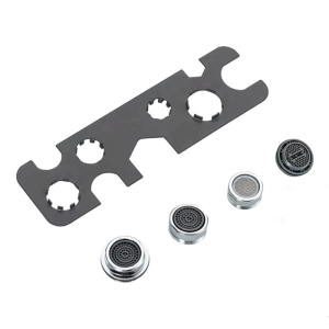 multiple Size Sink Aerator Key Wrench Carbon Steel Faucet Aerator Removal Set for Concealed Threaded Housed Aerators