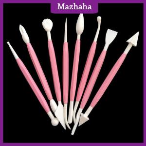 Mazhaha 8 cái bộ trẻ em yêu thích Polymer công cụ đất sét công cụ nhựa cho việc định hình đồ chơi đất sét
