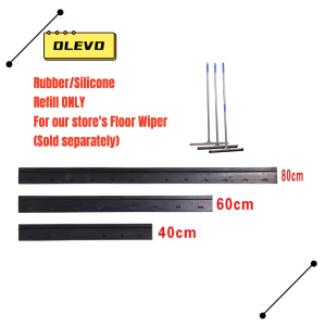 OLEVO Heavy Duty Floor Squeegee RefillReplacement Rubber/Silicone Blade for Floor Wiper Scraper Window Wiper