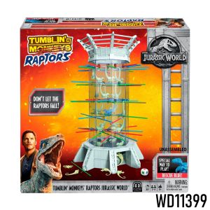เกมส์ครอบครัว Mattel Games Tumblin Monkeys Raptors Jurassic World เกม แร็พเตอร์ห้อยโหน ลิงห้อยโหน ลิขสิทธิ์แท้