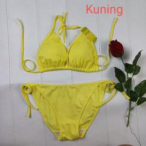 Bikini segitiga ikat BI65 elastis lembut ada spon