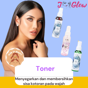 JGLOW TONER COD FREE KONSULTASI Spray Perawatan Serum Cream Krim Ampuh Untuk Mencerahkan Melembabkan Membersihkan Mengecilkan Pori Pori Glowing Wajah Muka Kulit Sensitif Jerawat Normal dengan Cepat BPOM 100% Original Aman Halal