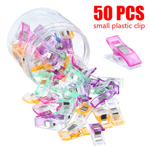 50Pcs Menjahit dengan Edge Positioning Clamp dan Plastic Sewing Clips - Berbagai KegunaanBanyak warna