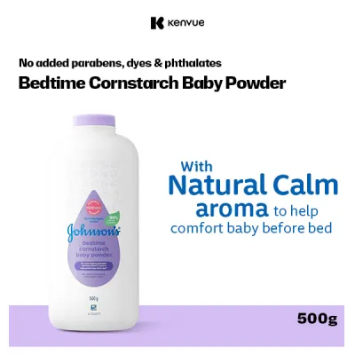 Johnsons Baby Corn Starch Powder Bedtime 500g