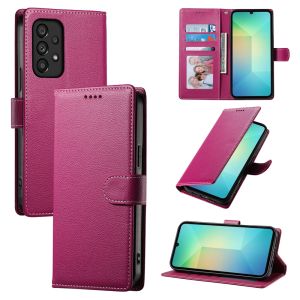 New Phone Case For Samsung Galaxy A53 A73 A33 A23 A13 5G Cover Samsung A13 4G Luxury Magnetic Leather Wallet Card Slot Flip Cover Business Casing