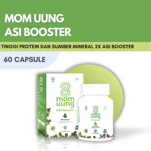 Mom Uung Breast Milk Booster (60 Capsules) Halal Without Fenugreek Suitable for Breastfeeding Mothers