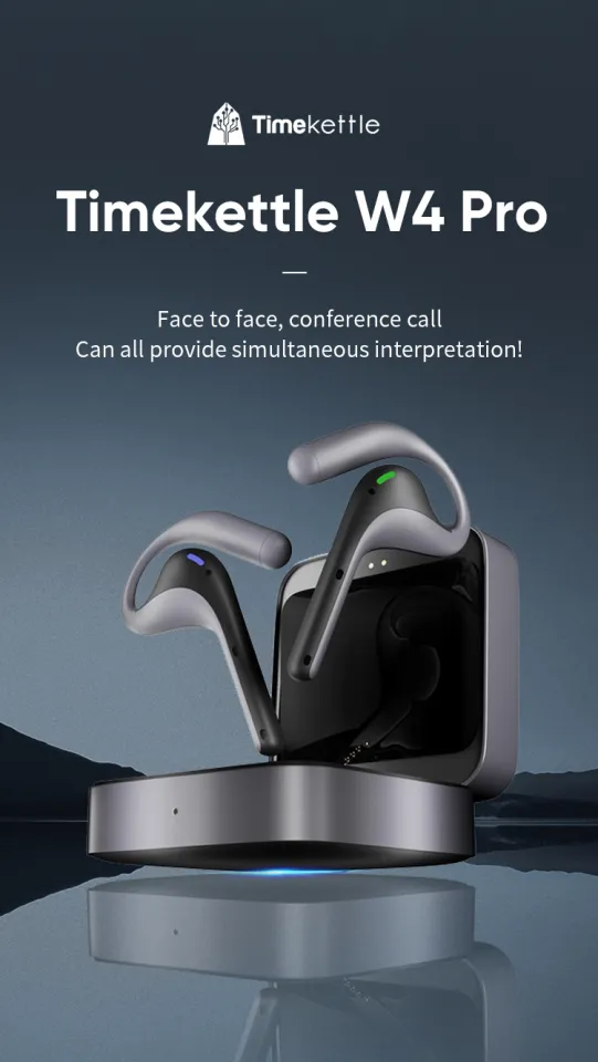 Original Timekettle W4 Pro AI Interpreter Earbuds,Bidirection