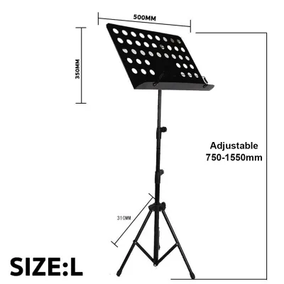 Thickened pipe diameter foldable and adjustable music stand music table guzheng erhu guitar violin music stand