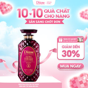 Dầu gội kiểm soát tóc rụng Moist Diane Extra Hair Fall Control dành cho tóc yếu rụng nhiều nhiều gàu - 450ml