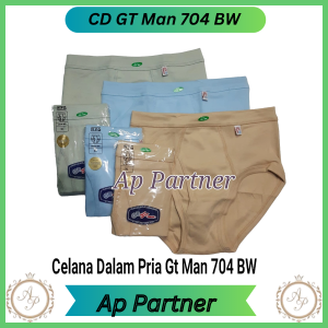 Set 3 Pcs Celana Dalam Pria GT Man 704 BW Bahan Katun Premium | Pakaian Dalam Laki Laki Nyaman