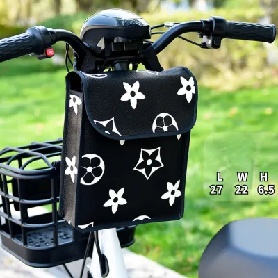 Tas Sepeda Lipat Depan Stang Frame Bicycle Scooter Electric Bag Waterproof