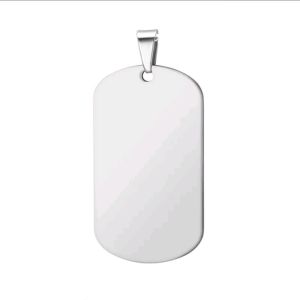 Móc khoá khắc QR Chất liệu inox không gỉ miễn phí khắc 2 mặt theo yêu cầu