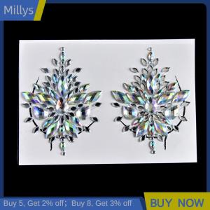 Millys Tinh thể núm vú dán phụ nữ áo ngực vú pasties dính dán phụ kiện