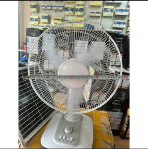 Quạt sạc năng lượng mặt trời Quạt bàn DC 14 inch AC/DC 6V tích điện