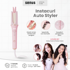 Senus InstaCurl Automatic Styler - Catokan Keriting Rambut Otomatis