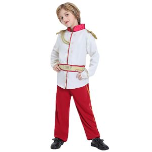 kids Prince Charming Costume for Children Halloween Cosplay The King Costumes Kids Carnival Party Cosplay Costumes