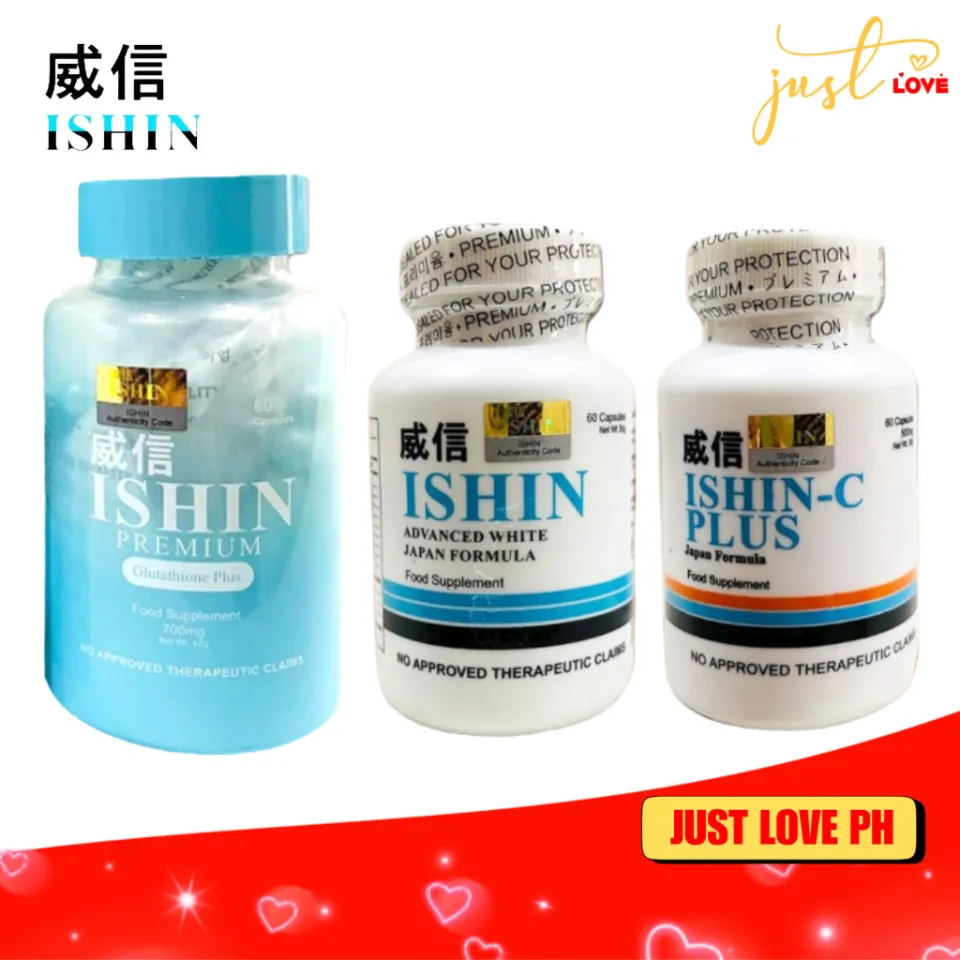 ishin premium glutathione plus Ishin Premium Gluthione - Food Supplement ISHIN ISHIN Premium Glutathione Plus