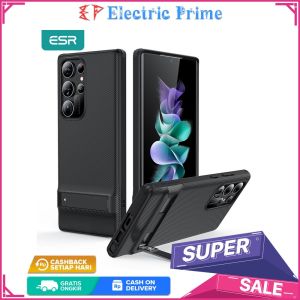 Case Samsung Galaxy S23 Plus Ultra ESR Metal Kickstand TPU Silikon Camera Protection Support Wireless Charger