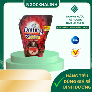 Nước Xả Vải Downy Hương Đam Mê Túi 3L