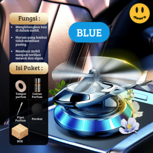 Pajangan Parfum Pesawat Helikopter Dashboard Mobil Berputar Oleh Sinar Matahari dan Mengeluarkan Aroma Segar