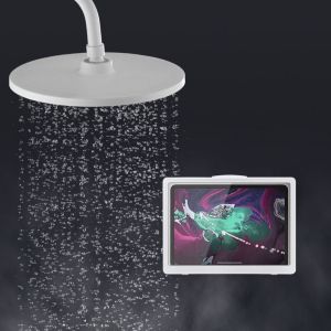 XYAX(XUNJIE) 1 pcs Creative Wall Mounted Waterproof Protective Cover Sealing Lazy Stand Shower Bracket Shower IPad Holder Shower Ipad Case
