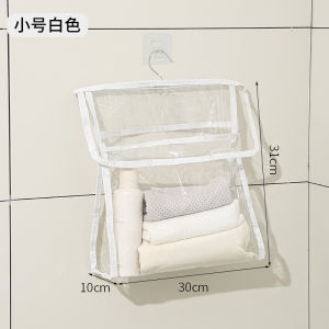 [SG]Bathroom Waterproof Bag Bath Clothes Towel Hanging Storage Bag Bathroom Wall Hanging Decoration Underwear Pant