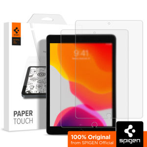 SPIGEN 2Pack Screen Protector for iPad Pro / Air [Paper Touch] Apple Pencil Friendly Paper Like Feeling / iPad Air 10.9(22/20) iPad Pro 12.9 Screen Protector  iPad Pro 11 iPad 10.2