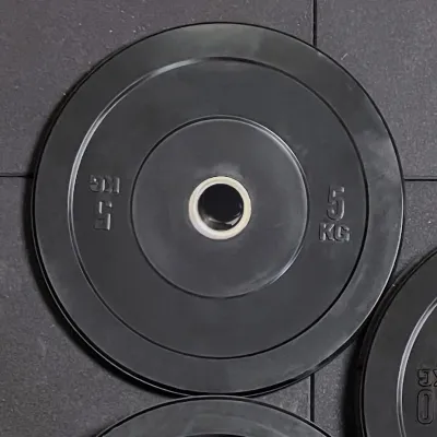 Rubber Bumper Plates (1 Piece) 5/10/15/20/25KG Dumbbell Plates Weight Plate Olympic Bumper Plate