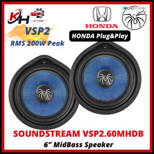 200W 6 ★ SOUNDSTREAM ★ HONDA VSP 2 HIGH POWER Mid bass Plug&Play Speaker (6inch) VSP2.60MHDB Car Audio HRV WRV ACCORD