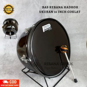 bas habsi ukuran 40 cm atau 16 inci bas banjari bas habib syeh rebana