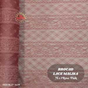 [0.5 METER] KAIN BROCAD CORDNELLY - LACE MALIKA - JAGUARD - RENDA - DAUN / Halus Lembut Mewah / Lebar 1.5 Meter
