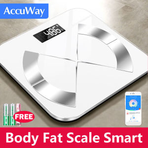 AccuWay human body Composite intelligent body fat scale Bluetooth wireless high precision weight bathroom scale with digital display body  Health  composition analyzer