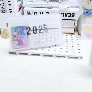 Standing Desk Flip Calendar Monthly Daily Schedule Memo Planner Desktop Office Decor 2026 | Kalendar Meja Berdiri Harian Bulanan Perancang Jadual Rumah Pejabat Premium Quality High Performance #3562