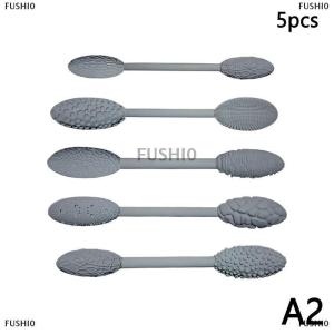 [COD] FUSHI0 Texture Tool Sets For Clay Art Oval Clay Modeling Pattern Rollers Kit Clay Texture Rolling Emboss Plaids Hand Rollers Modeling Sticks For DIY Crafts (Single Head Double Head)