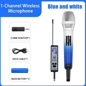 Professional Wireless Microphone with High Fidelity Noise Reduction and Anti-Interference Stage KTV Live Singing Microphone