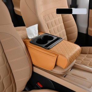 กระเป๋าเก็บของอเนกประสงค์ ที่วางแก้วน้ำ กล่องทิชชู่ แผ่นเสริมแรง กล่องที่วางแขนรถยนต์