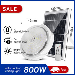 solar ceiling light 8000W solar ceiling light solar ceiling light indoor home LED lamp ceiling light waterproof IP67 indoor with remote control solar lights