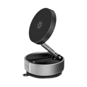 Windshield Magnetic Smartphone Mount Support Bracket with Vacuum Suction 360 Degree Rotatable for Navigation Video Calls