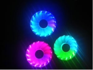 COOLMOON ARBG PC 120MM 12V 6PIN CASE FANS WITH CONTROLLER-MSIA STOCK