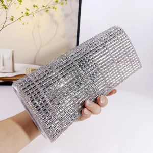 Handbag Banquet Fashion Evening Bag High-end Handmade Diamond Luxury Evening Purse For Women Light Luxury Style Evening Clutch
