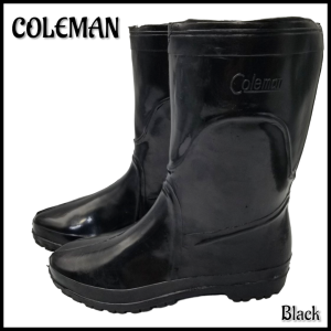 Coleman Womens Waterproof Mid-Calf Rain Boots - Non-Slip PVC Rainboots in Navy/Black/Red