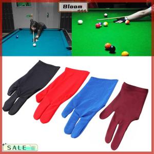 Follow Get New[Bloom Z] Professional 3 Finger Nylon Billiard Gloves Pool Cue Shooters Snooker Gloves