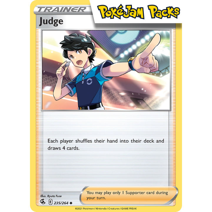 Pokemon Judge Program Judge - 235/264 - Uncommon - Fusion Strike - Pokémon TCG | Lazada PH