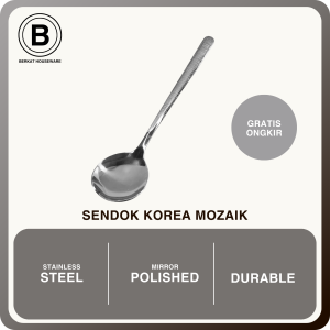 Sendok Makan Stainless Steel Korea Mozaik|Korean Tablespoon 1313-2