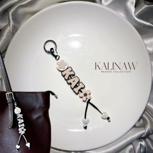 KALINAW Custom Name Chunky Letters Paracord Keychain/ Giveaways I Premium 3D Printed PLA