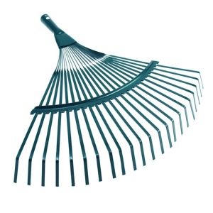 Outdoor 22 Tooth Grass Rake Head Garden Tool Garden Leaf Rake Cleaning Tool Portable Cleaning Tool for Agriculture
