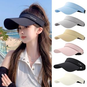 FLORI Breathable Sun Hat Adjustable Anti-UV Baseball Cap Summer Empty Top Tennis Hat Sports