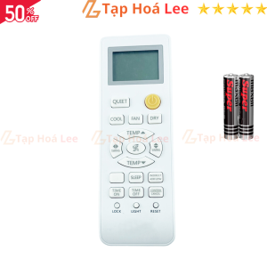 Điều khiển điều hòa LG Mã 03 Hàng Zin Nút Cam remote máy lạnh LG - Tặng kèm pin - Tạp Hoá Lee